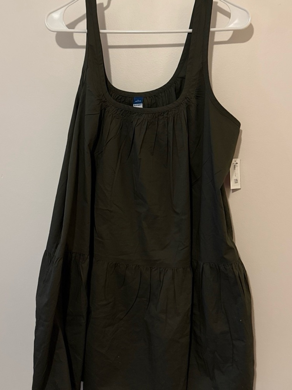 Black Sleeveless Scoop Neck Dress - Unknown Brand